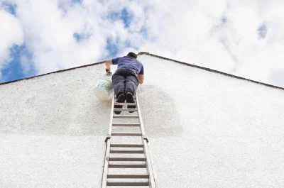 Peinture extérieure à Brugnens — façades et ravalement